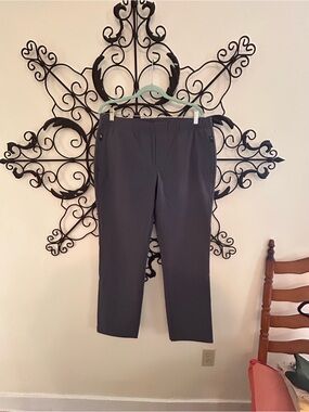 Eddie Bauer Charcoal Pull-On Active Pants